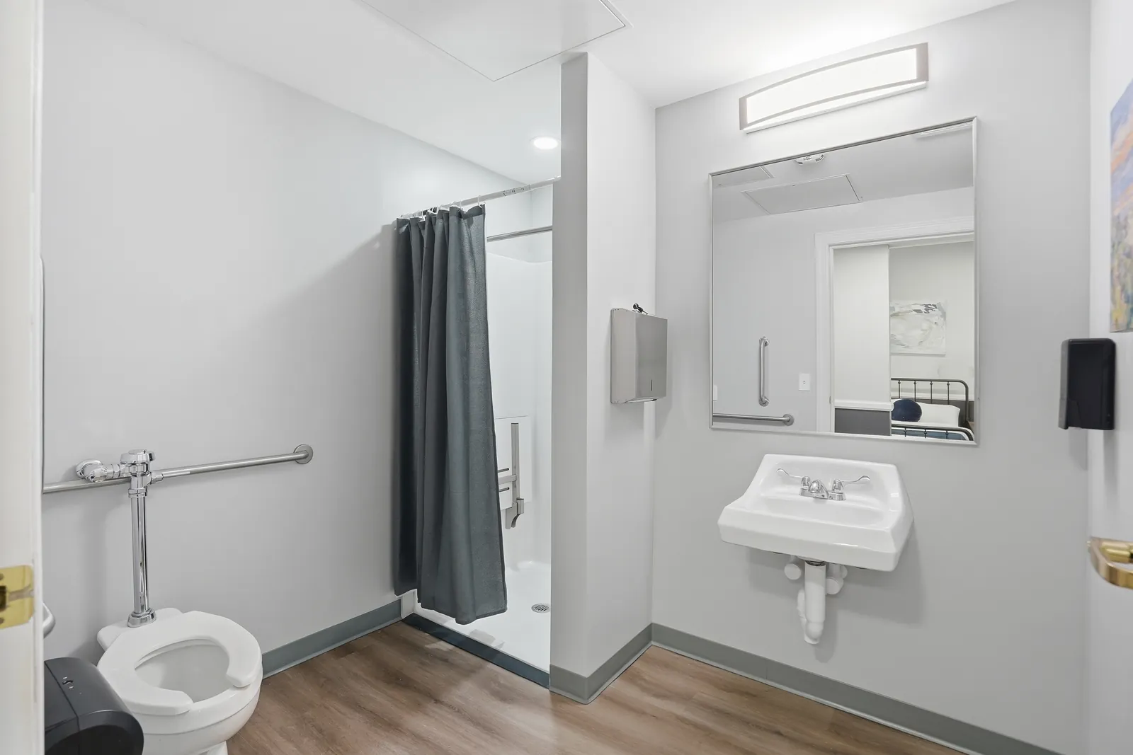 A private ensuite bathroom