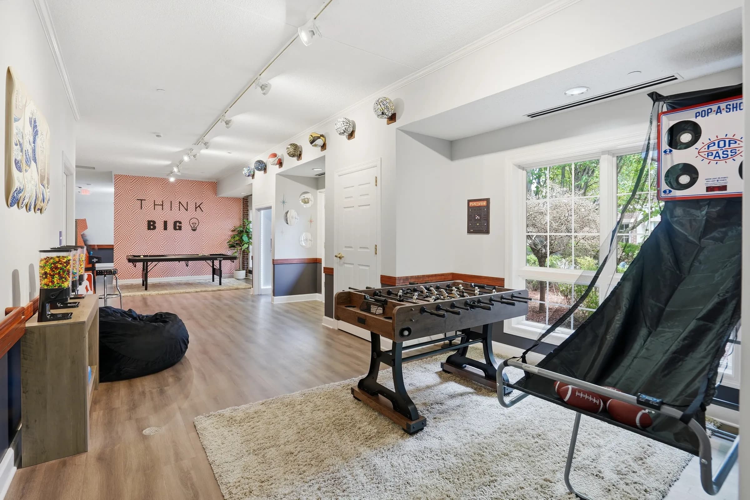 The games room