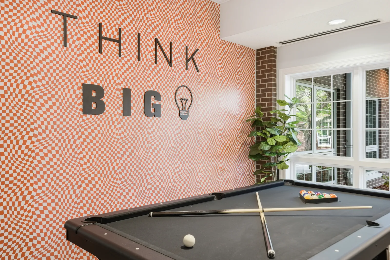 The pool table